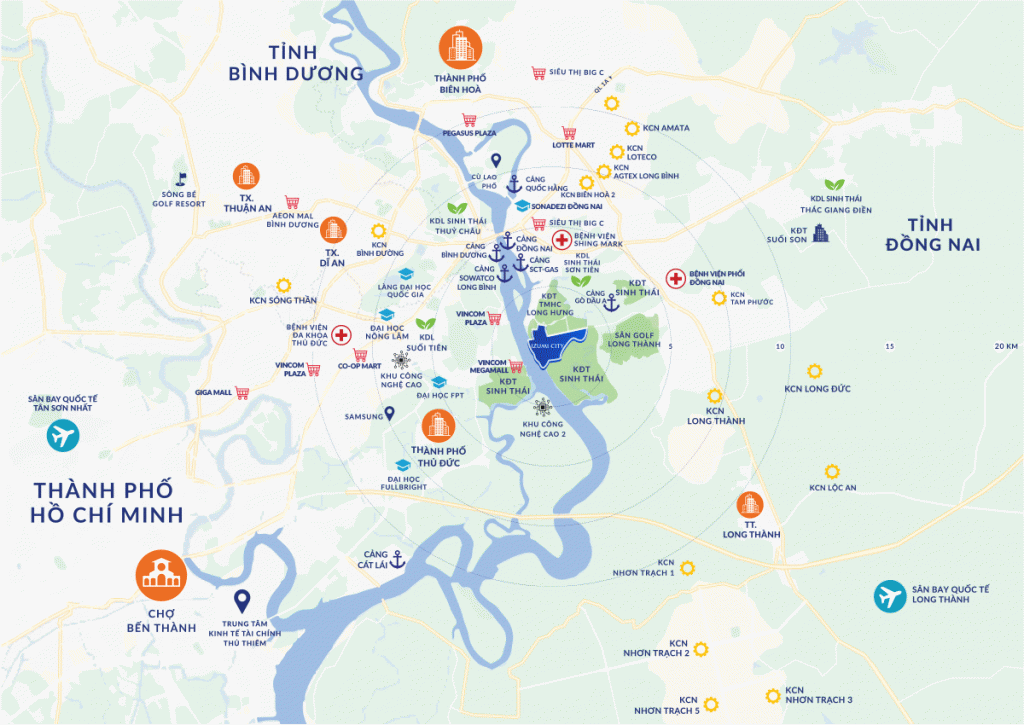 Tâm điểm Izumi City Nam Long